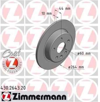 Pneu ZIMMERMANN - Disque de frein (Composition/Emb