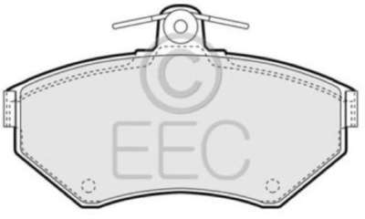 Pneu EEC - Kit de plaquettes de frein, frein à dis