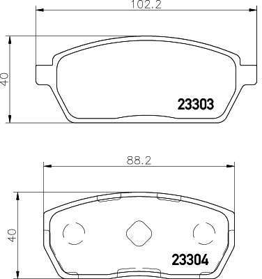 Pneu TEXTAR - Kit de plaquettes de frein frein à disque Pneu TEXTAR - Kit de plaquettes