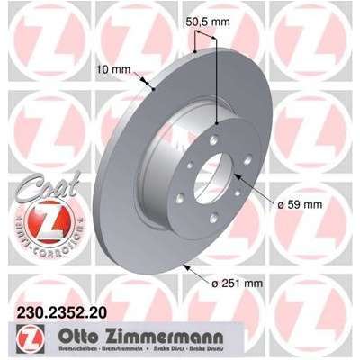 Pneu ZIMMERMANN - Disque de frein (Composition Emballage) Pneu ZIMMERMANN - Disque de