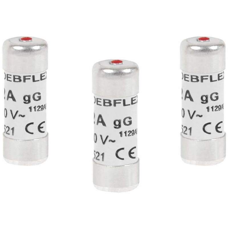 Fusibles avec témoin : 16 ampères (3 pièces) - DEB