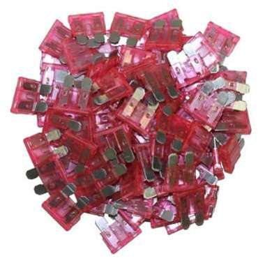 FUSIBLES ENFICHABLES 3 ampères SACHET DE 25 FUSIBL
