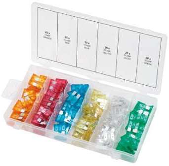 Assortiment de fusibles x120 KS TOOLS 970.0250 - K