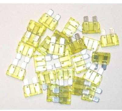 FUSIBLES ENFICHABLES 20 ampères SACHET DE 25 FUSIB