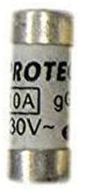 10 fusibles sans voyant 10 A - 8,5 x 23 - ZKY