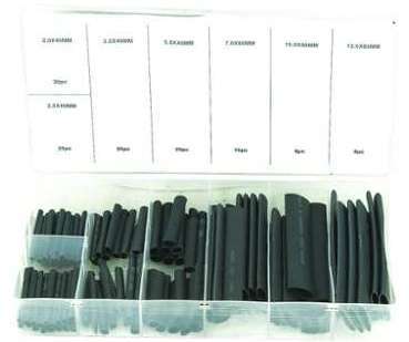 Assortiment de 127 Gaine thermo-rétractables