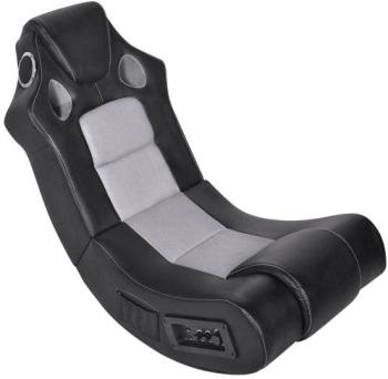 VidaXL Fauteuil à bascule enceinte en cuir synthét