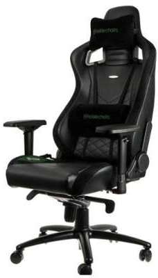NOBLECHARS Fauteuil Gaming EPC - Noir Vert NOBLECHARS Fauteuil Gaming