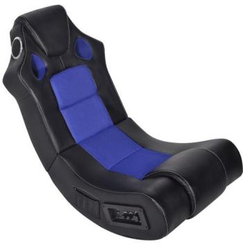 VidaXL Fauteuil à bascule enceinte en cuir synthét