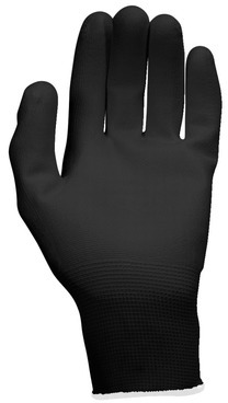Gants microfibres, noirs, Taille XL, 12paires KS T
