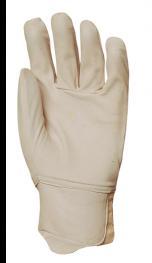 Gant fleur chèvre poignet tricot protège taille 10 Gant fleur chèvre poignet