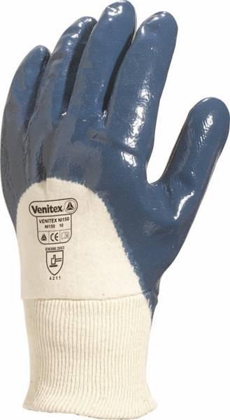 Gant nitrile lourd dos aéré taille 08 Gant nitrile lourd dos aéré