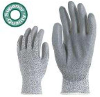 Gant anti coupure multifibre 5 paumes enduit PU gris Gant anti coupure multifibre