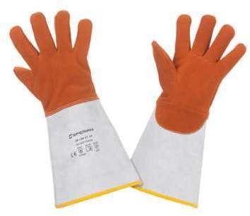 Gant cuir de bovin hydrofuge soudure protection thermique Gant cuir de bovin hydrofuge