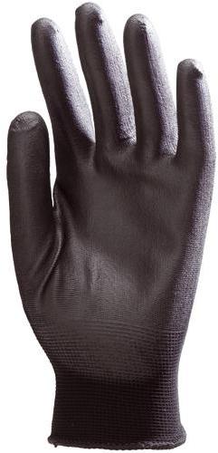 Gant enduit polyamide noir paume enduit PU noir taille Gant enduit polyamide noir