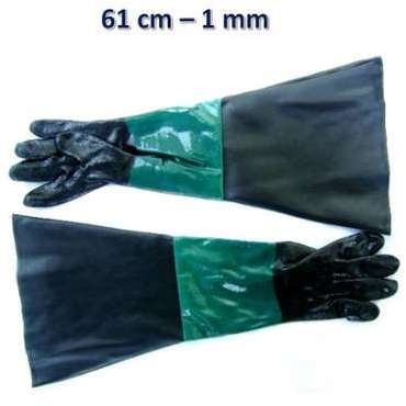 Paire de gants sablage 61cm pour microbilleuse sab