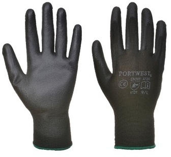 Gants nylon Portwest enduits PU A120 Blanc 10
