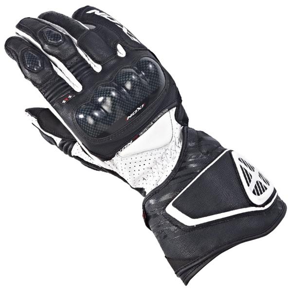 Gant moto racing ixon rs circuit hp noir/blanc
