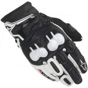 Gants moto Alpinestars - GPX Noir/Blanc