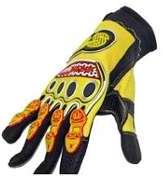 Déstockage neuf gants cross mi-saison Jaune noir t