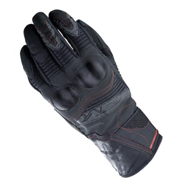 Gant moto route five wfx2 waterproof noir/rouge