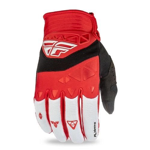 Gants cross Fly racing F-16 rouge blanc 2016