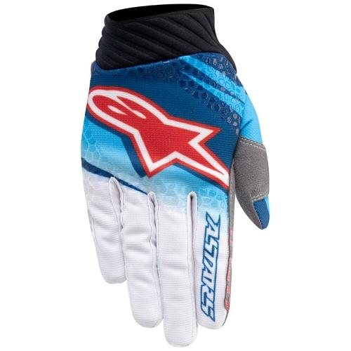 Gants Alpinestars Techstar Venom Blue/White/Navy 2