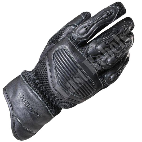 Gant moto cuir mi saison strada kt 011