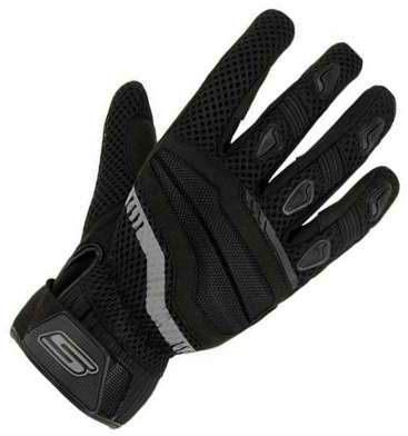 Gants moto été s line homologué c.e 1 noir