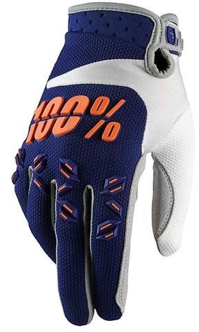 Gants Cross 100% Airmatic - Navy/Orange