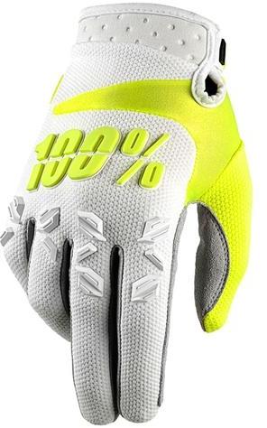 Gants Cross 100% Airmatic - White/Yellow