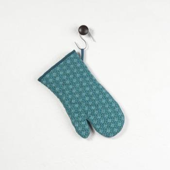 Gant isolant Coton Bleu Arabesque 31x17 cm Gant isolant Coton Bleu Arabesque