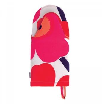 Pieni Unikko - Mitaine de four - blanc rouge fuchsia Pieni Unikko - Mitaine de