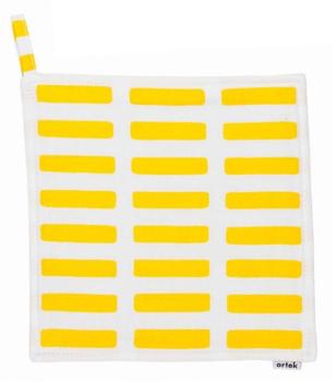 Artek Siena - Lot de 2 maniques - blanc/jaune/21,5