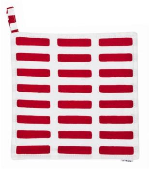 Artek Siena - Lot de 2 maniques - blanc/rouge/21,5