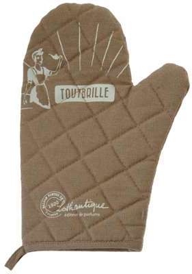 Lothantique - Gant isolant tout brille coton taupe Lothantique - Gant isolant