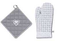 Lot gant et manique gris Josephine