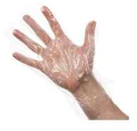 Gants jetables transparents