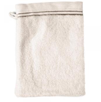 Gant de toilette 16x21 cm JULIET Blanc Crème 520 g