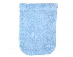 POPOLINI Gant de Toilette Couleur - 10 x 15 cm Ble