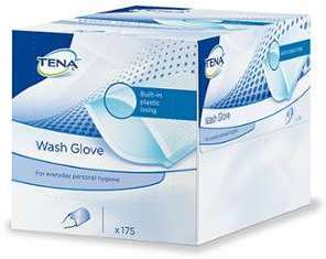 Tena Gant de Toilette à Usage Unique Plastifié 175