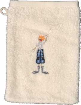 Gant de toilette enfant 16X22cm Brodé 500gr/m² BAD