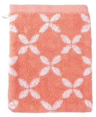 Gant de toilette 16x21 cm SHIBORI floral Orange 500 Gant de toilette 16x21 cm