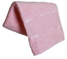 Serviette de toilette 50x100 rose ? broder sur toi