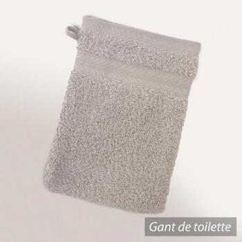 Gant de toilette 16x21 cm ROYAL CRESENT Gris Souri