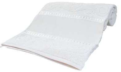 Drap de douche blanc 70x140 ? broder sur toile aïd