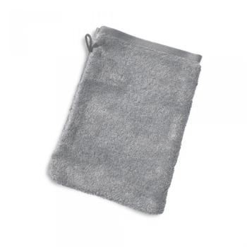 Gant de toilette 16x21 cm PURE Argent 550 g/m2
