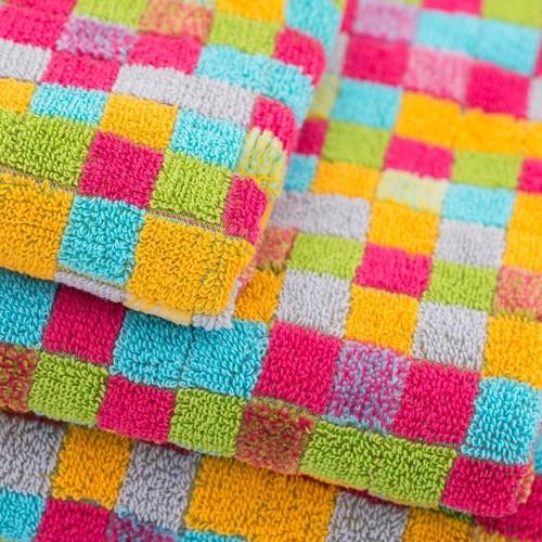Gant de toilette 16x21 cm GRAPHIC SQUARES Multicol