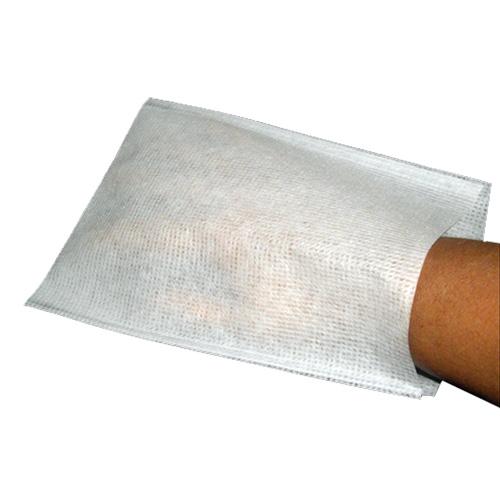 100 Gants de toilette non tissés jetables 50 gr.