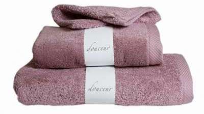 Gant de toilette éponge Douceur lilas 600gr